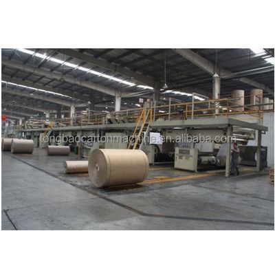 Automatische 2 3 5-Schicht Walzkarton/Platten-Produktionslinie Maschine für die Herstellung