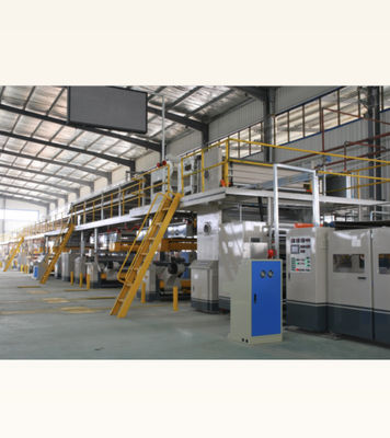220 / 3 Schicht Wellpappe Produktionslinie Chinesische Maschine für kundenspezifische Boxen