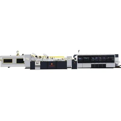 15000 Stück/h Walzkarton-Box-Bundle Slotter Dreh-Druck-Schneidemaschine Klappkleber