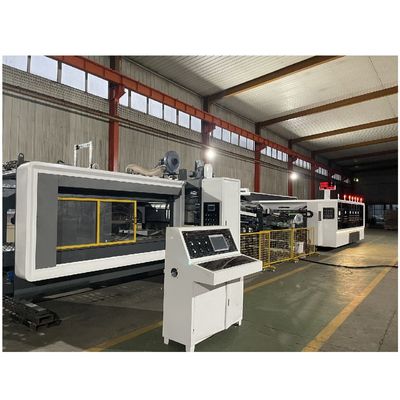 15000 Stück/h Walzkarton-Box-Bundle Slotter Dreh-Druck-Schneidemaschine Klappkleber