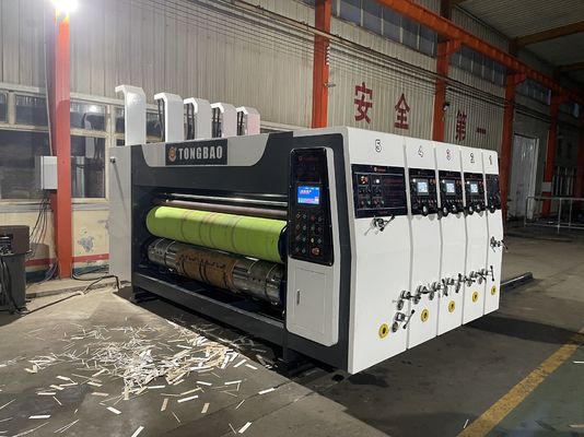 Flexo-Plattendruckmaschine Schleifmaschine Stanzschneidermaschine zur Herstellung von Pizzaboxen