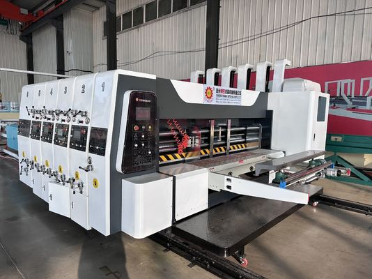 Flexo-Plattendruckmaschine Schleifmaschine Stanzschneidermaschine zur Herstellung von Pizzaboxen