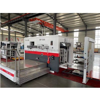 Halbautomatische Flachbettmaschine zum Schneiden und Kreisen von 380 V-Papierprodukten