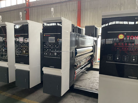7.2mm Flexo Karton Drucker Die Cutter Gluer Karton Druck Ordner Box Forming Linkage Line Maschine