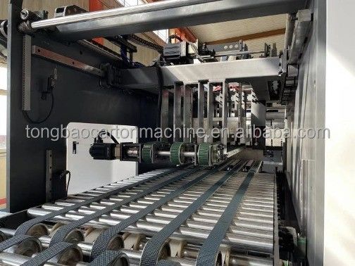 7.2mm Flexo Karton Drucker Die Cutter Gluer Karton Druck Ordner Box Forming Linkage Line Maschine