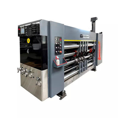 40000 KG Schneidmaschine Schlitze Druckschachtel Verpackungsspeisegerät Automatische 3farbige Druckmaschine