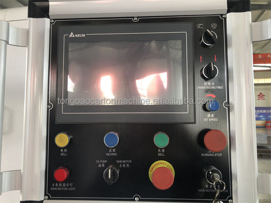 380V Halbautomatischer Flachbett-Die-Cutter und -Creaser für MY Wellkartonplattform