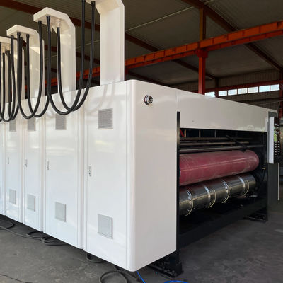 11000 Stück/h Kartonbox Flexo Druck Schlitten Rotary Die Cutting Vibration Stacker Maschine
