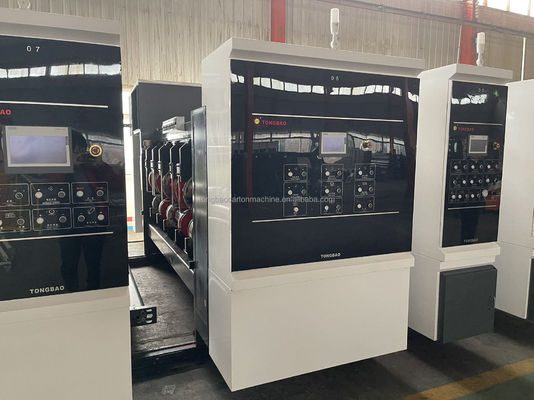 60 mm Karton Autoverfüllungsdruckmaschine Dreh-Drossel-Schneidmaschine Schleifmappen-Kleber für Wellkarton
