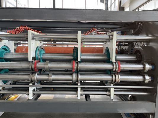 Automatischer Flexo-Slotter-Rotations-Druckschneider mit Wasserfarbe-Drucker und Stripping-Stacker
