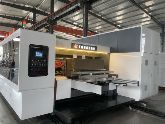 FFG Automatische Vakuumübertragung Flexo-Druck-Slotting Die-Schneiden Klappen Kleben Strapper Maschine