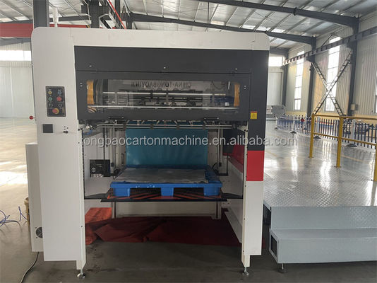 Halbautomatische Maschine zum Schneiden und Kreisen von Platten für Kartonschachteln mit spezieller Form