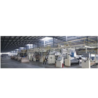 Hochgeschwindigkeitsmaschine für die Herstellung von 5 Ply-Wallkarton für glatte und präzise Verpackungen