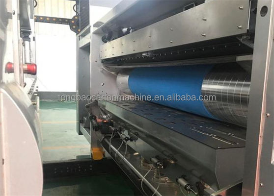 220V/380V/440V Karton-Box-Drucker mit Dreh-Druckmaschine und Vibrationsstacker