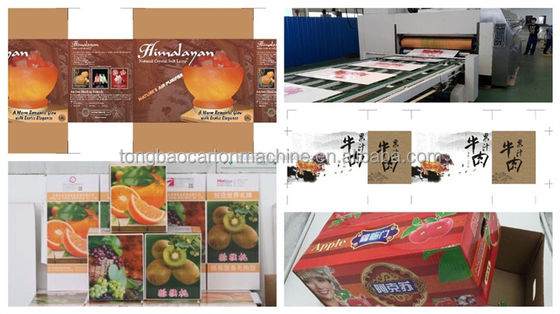 Flexo-Platte Walzkarton Hochdefinitionsdruck Druckdruck Schneiden mit Staplermaschine