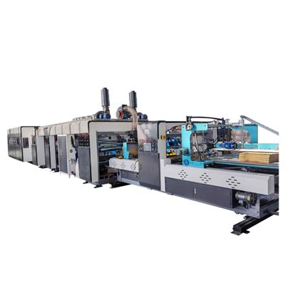 400 mm Drucker Slotter Rotary Die-Cutter Inline mit Ordner Gluer Maschine