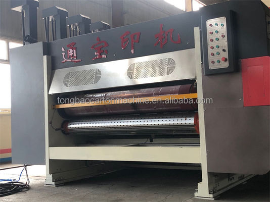Flexo-Platten- und Kartondruckmaschine mit 2 Farbdruck und Druckdruckschnitt
