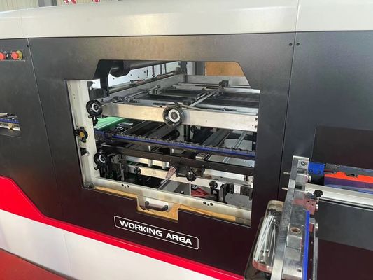 Erweiterte automatische Kreuz- und Druckschneidemaschine mit Abstrippen zu erschwinglichen Preisen
