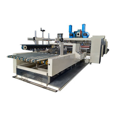 Automatische Folder Gluer Inline Walzkarton Flexo Druckmaschine mit 1200 mm Breite
