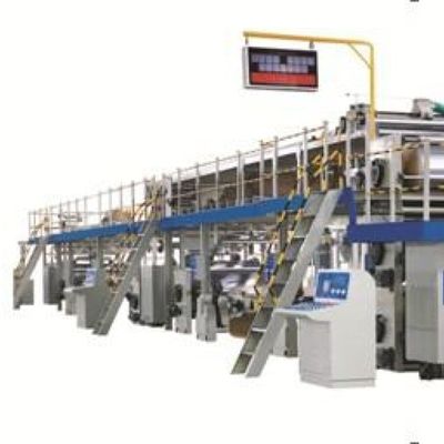 Holzverpackungsmaterial Produktionslinie für doppelwandiges Wellpappe für Karton