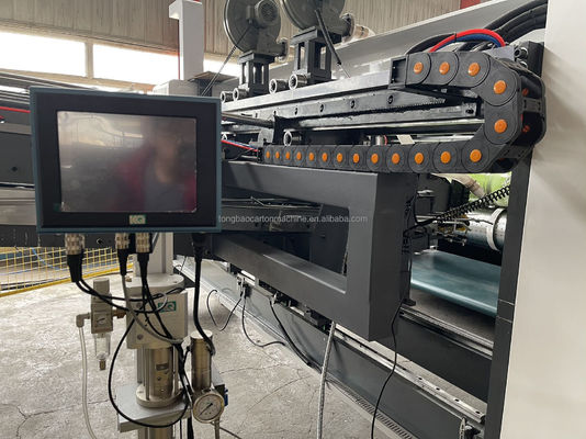Vollautomatische Flexodruckmaschine zur Herstellung von Kartonschachteln 1224 1228