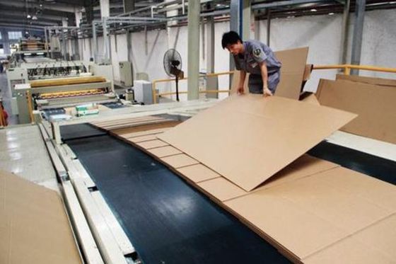 380 V 3 Ply Walzkartonbox Herstellungsmaschine Automatische Produktionslinie für Verpackungen