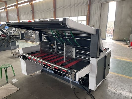 Halbautomatische Laminationsmaschine für Wellpappe mit elektrischem Antrieb