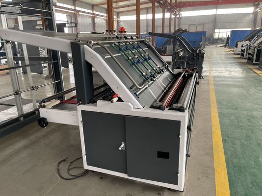 Halbautomatische Laminationsmaschine für Wellpappe mit elektrischem Antrieb