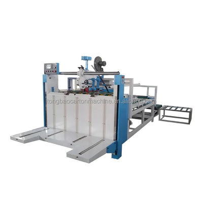 Semi-Auto Walzkarton-Box-Board-Folder-Gluer-Maschine für genaue Klebstoffkleberei