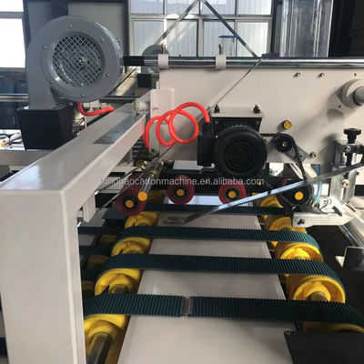 Semi-Auto Walzkarton-Box-Board-Folder-Gluer-Maschine für genaue Klebstoffkleberei