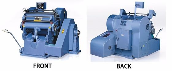 Halbautomatische Druckschneidemaschine Flachbodenplattform für eine reibungslose und präzise Produktion