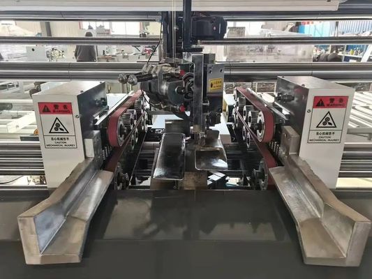 Hochgeschwindigkeits-Doppelstück-Semi-Auto-Stickmaschine für das Stapeln von Wellpapierboxen