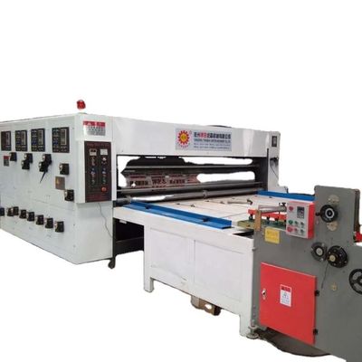 2800 mm Halbautomatische Wellkartonbox Flexo-Druckmaschine Schließ- und Druckmaschine