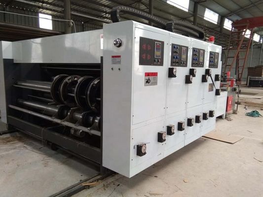 2800 mm Halbautomatische Wellkartonbox Flexo-Druckmaschine Schließ- und Druckmaschine