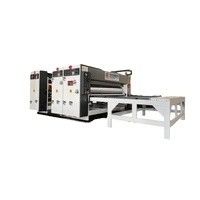 2800 mm Halbautomatische Wellkartonbox Flexo-Druckmaschine Schließ- und Druckmaschine