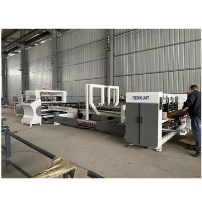 380V-Folder Gluer-Maschine für die Produktion von Wellboxen und Schlossabschnitten