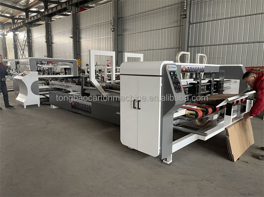 380V-Folder Gluer-Maschine für die Produktion von Wellboxen und Schlossabschnitten