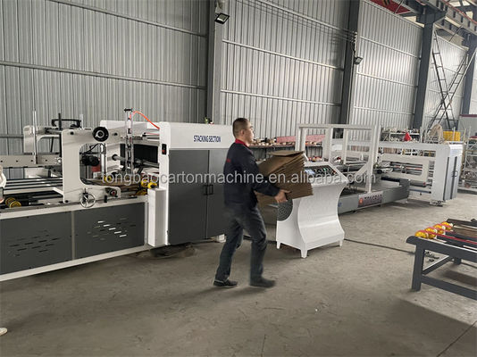 Elektrisch angetriebene, vollautomatische Verklebungsmaschine für Kartonschachteln