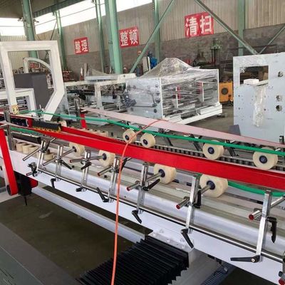 220 V Walzkarton Automatische Klappklebermaschine für die Produktion von Nagelboxen