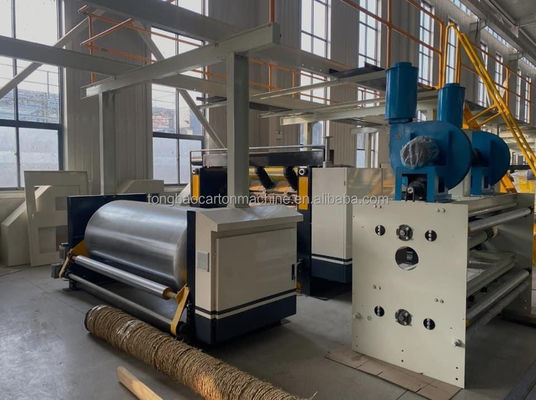 Elektrisch angetriebene 2 Ply Walzkarton-Produktionsmaschine für die Boxherstellung