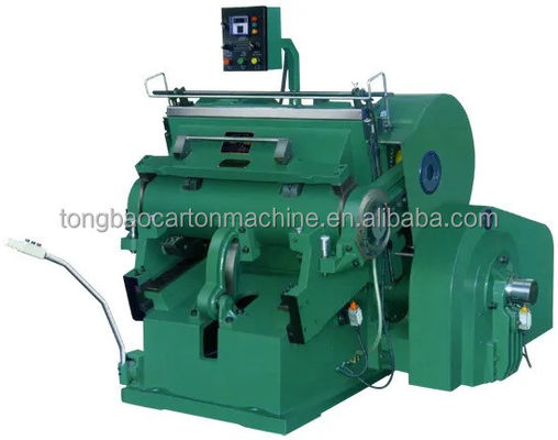 Benutzerfreundliche halbautomatische Flachbettpressmaschine für Wellkarton