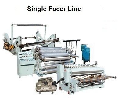 Produktionsmaschine für die Produktion von Einfachwalzkarton