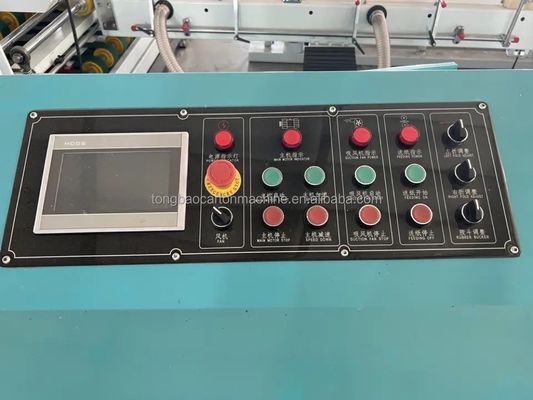 Elektrisch angetriebene Walzkartonmaschine für die Verpackung von Kartonschichten
