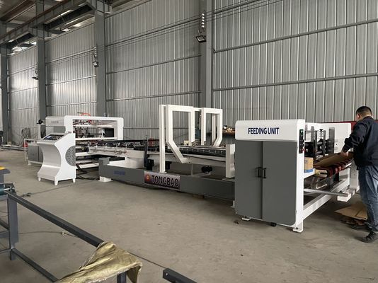 Funktion Papier Karton-Box Klebe-Maschine Automatische Grade Voll-automatische Flexo-Folder