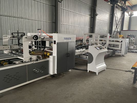 Funktion Papier Karton-Box Klebe-Maschine Automatische Grade Voll-automatische Flexo-Folder