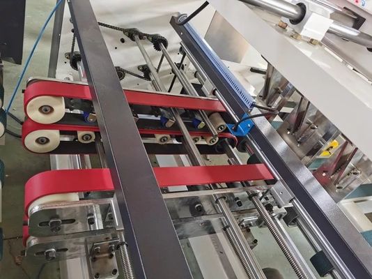 Professionelle vollautomatische Ordner-Klebmaschine für Wellkartonkartons
