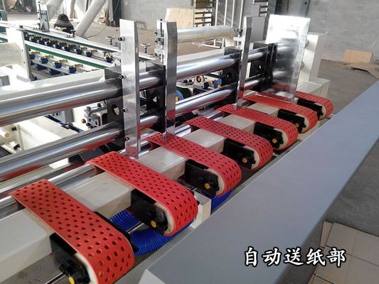 Kunststoffverpackungsmaterial Tongbao Automatische Klebmaschine für Wellkarton 100 p/min